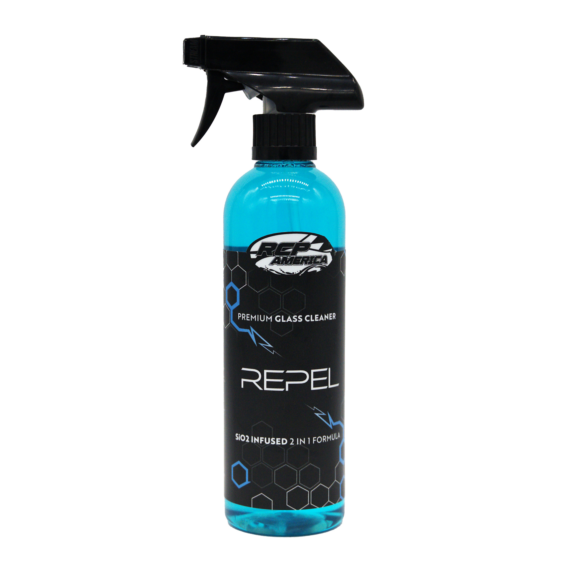 RCP America, Ceramic Glass Cleaner with hydrophobic properties, Included (qty.) 1 Fluid Ounces 16 fl, Model# 8200-16